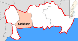 Karlshamn - Localizazion