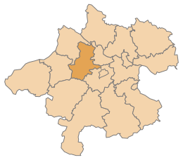 District de Grieskirchen - Plan