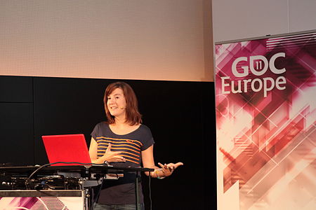 Kellee Santiago at the Game Developers Conference Europe 2011