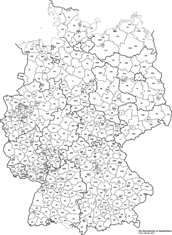 Datei:Kfz-Kennzeichen Deutschlands.png - Alemannische Wikipedia