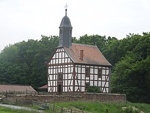 Die ehemalige Kirche von Ederbringhausen, heute im Hessenpark