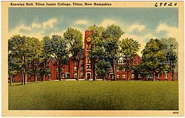 Knowles Hall, Tilton Junior College Knowles Hall, Tilton Junior College, Tilton, New Hampshire (69020).jpg