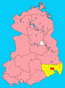 Kart over Kreis Bischofswerda
