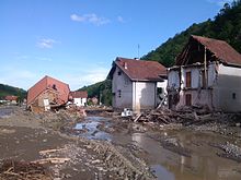 Destruction of Krupanj by a flood Krupanj 2014 - by Zoran Dobrin 1.jpg