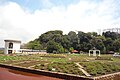 ハーブ園（奥の施設は展望台）