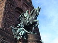 Statue Kaiser Wilhelms I. am Kyffhäuserdenkmal im Norden Thüringens. Bildhauer Emil Hundrieser