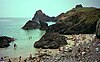 Kynance Cove offers great views towards the Lizard.