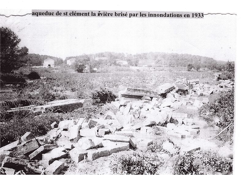 File:L'aqueduc de saint clément suite au inondations de 1933.jpeg