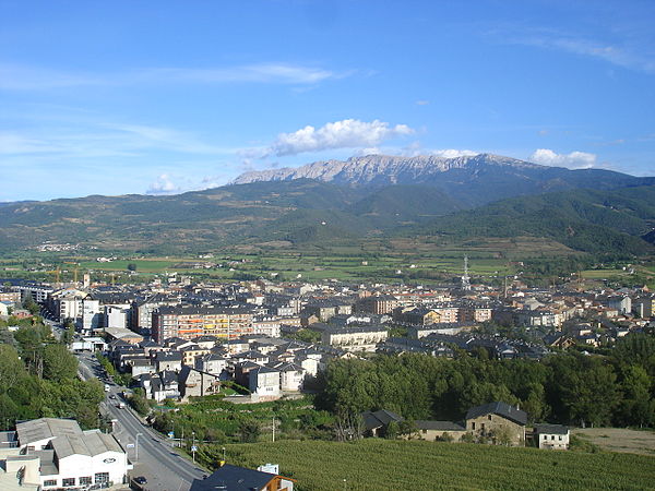 View of La Seu d'Urgell from the Tower of Solsona.