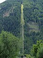 Schrägbahn vom Tal aus gesehen