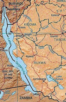 Lago Tanganica: Geografía, Geología, Hidrología