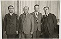 Lapuan liikkeen johtohahmot 1930. Vasemmalta Vihtori Herttua, Vihtori Kosola, Iivari Koivisto ja Kaarlo Kares.jpg