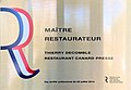 Le Canard pressé (restaurant) - plaque restaurateur.jpg