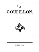 Anonyme, Le Goupillon, 1761    