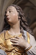 La vierge Marguerite d'Antioche est la dédicataire historique de l'église.