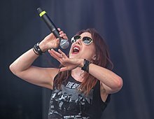 Lee Aaron performing at the Kitchener Blues Festival Lee Aaron at Kitchener Bluesfest 2018 B.jpg