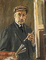 Liebermann - Self-Portrait Wearing a Coat with Brush and Palette - Sothebys 2016.jpeg
