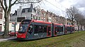 Seit 7. März 2016 Avenios auf Linie 11 nach Scheveningen, Hafen. Conradkade, Haltestelle Weimarstraat, 8. März 2016