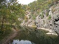 Little Cacapon River viewed from Okonoko-Little Cacapon Road (County Route 2/7) near Little Cacapon