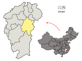 Kaart van Fuzhou