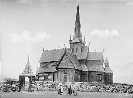 Lom Stave Church 1880-1890 Lom stavkyrkje B.jpeg