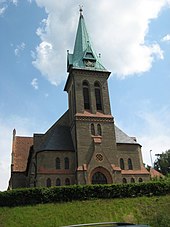 Die Lutherkirche wurde 1877 für die zugezogenen Protestanten errichtet