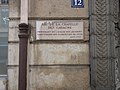 Plaque rue Sully