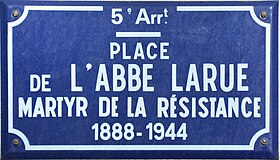 Voir la plaque.