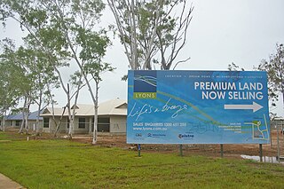 <span class="mw-page-title-main">Lyons, Northern Territory</span> Suburb of Darwin, the Northern Territory, Australia