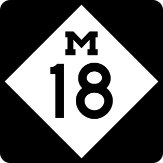 <span class="mw-page-title-main">M-18 (Michigan highway)</span> State highway in Michigan, United States
