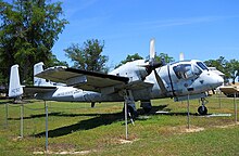 Mohawk OV-1 Observation Aircraft on display Mississippi Armed Forces Museum