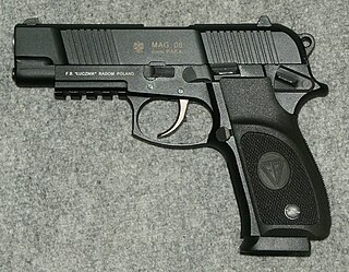 <span class="mw-page-title-main">FB MAG</span> Semi-automatic pistol