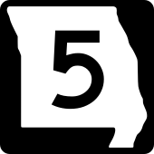 Missouri state route marker