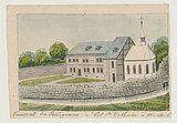 Klooster met gereconstrueerde kapel, Van Gulpen, ca. 1865?