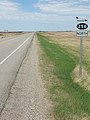 Manitoba Provincial Road 256 marker