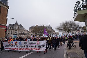 Movement Social Contra La Reforma De Las Retiradas En França De 2023