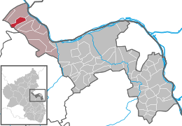 Manubach - Carte