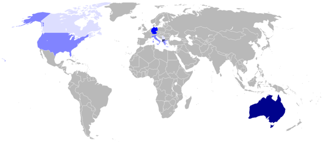 Mapa de distribución