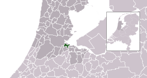 Carte de localisation de Diemen
