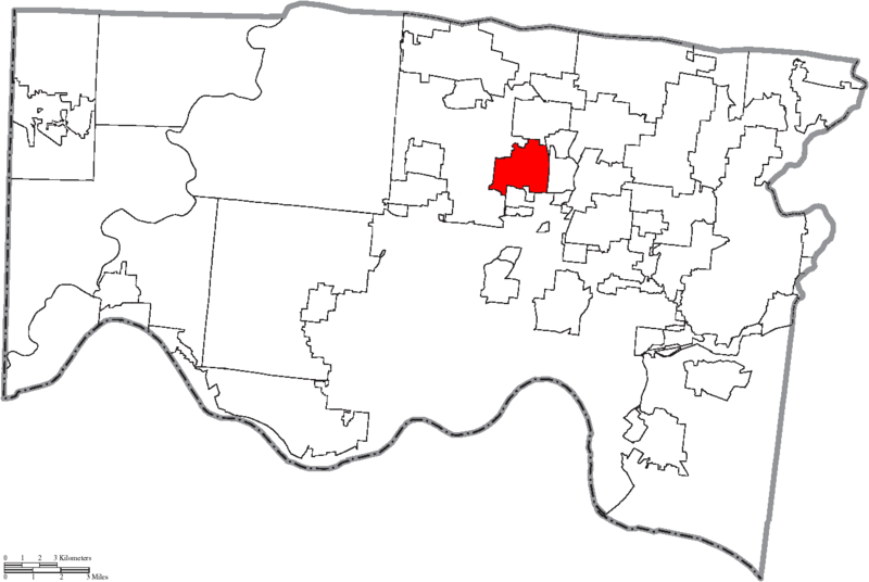 File:Map of Hamilton County Ohio Highlighting Wyoming City.png