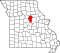 Map of Missouri highlighting Boone County.svg