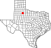 Map of Texas highlighting Dickens County.svg