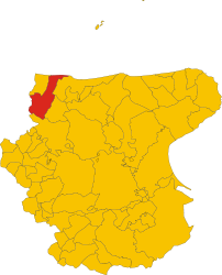 Serracapriola – Mappa