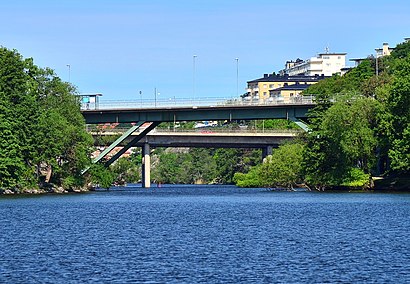 Vägbeskrivningar till Mariebergsbron med kollektivtrafik