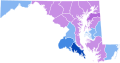 1856 United States Presidential Election in Maryland by County