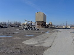 A quarry in northern McArthur Township