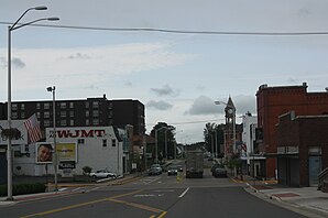 Center of Merrill (with the old town hall)