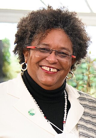 <span class="mw-page-title-main">Mia Mottley</span> Prime Minister of Barbados since 2018