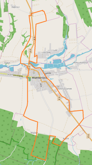 300px modliborzyce location map