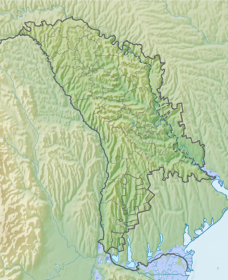 Location map Молдавија